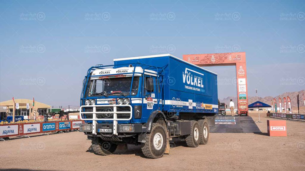 کامیون تاریخی داکار در رالی حضور 2024 حضور یافت !!!